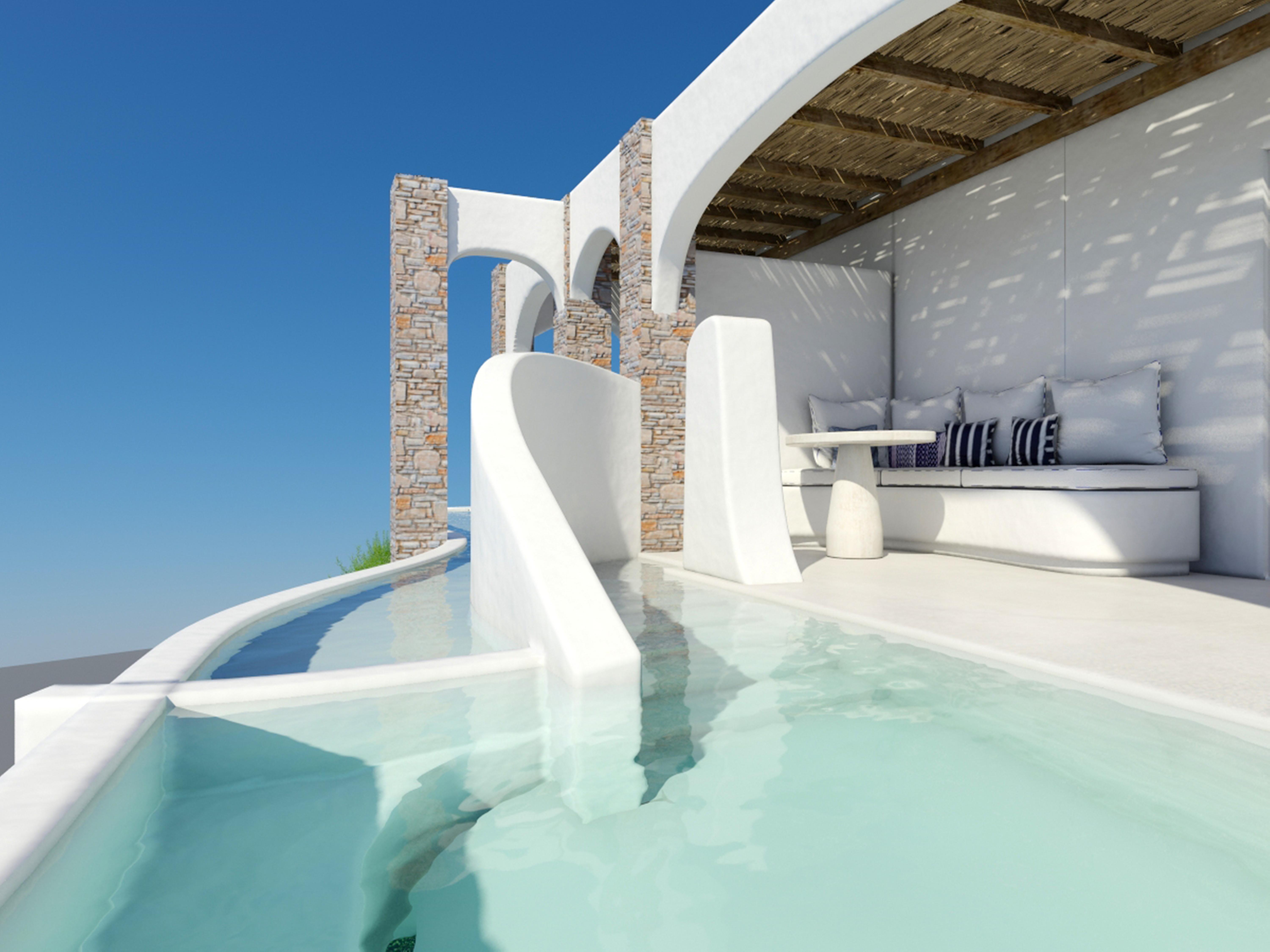 Aloni Hotel & Suites Piso Livadi Eksteriør bilde