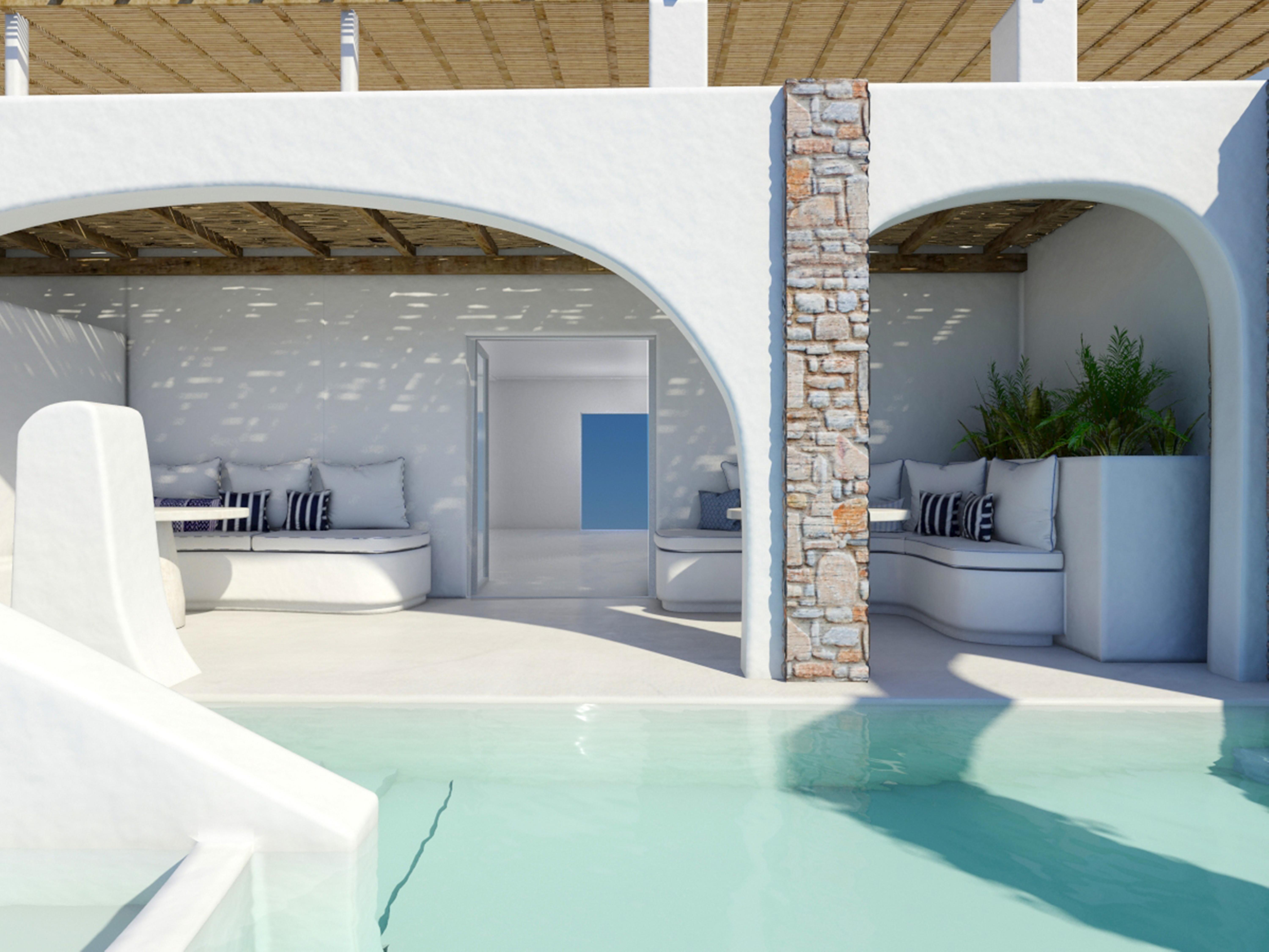Aloni Hotel & Suites Piso Livadi Eksteriør bilde