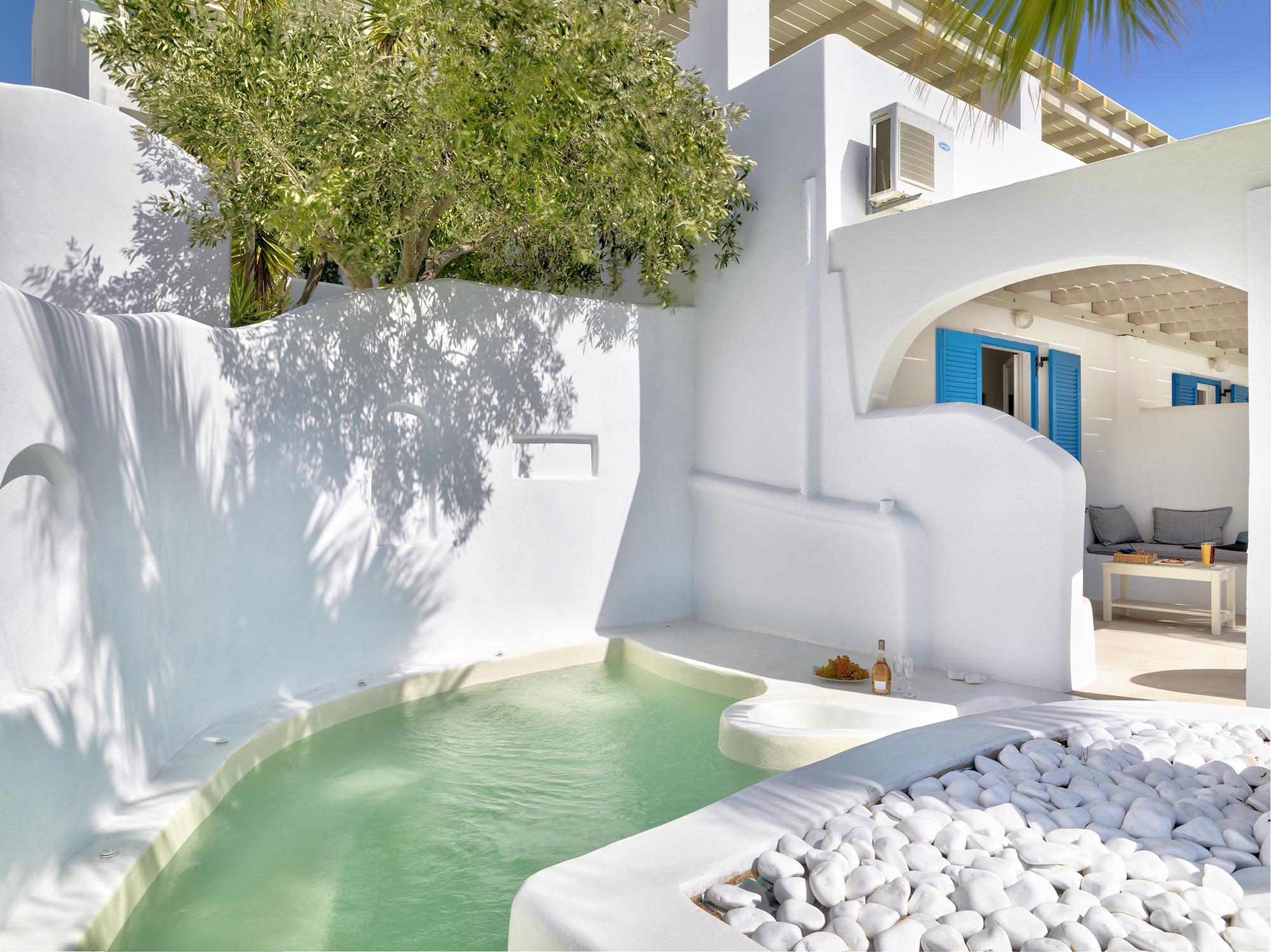 Aloni Hotel & Suites Piso Livadi Eksteriør bilde